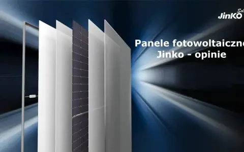 Warstwowa budowa paneli fotowoltaicznych Jinko Solar, symbolizująca innowację i wydajność.