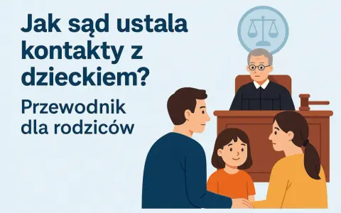 Sąd ustala kontakty z dzieckiem. Przewodnik dla rodziców, gdy pojawiają się przesłanki do ograniczenia kontaktów.