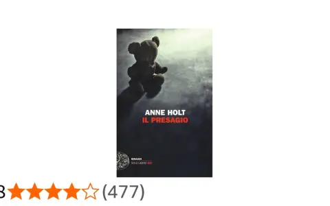 Copertina del libro "Il presagio" di Anne Holt, con un orsacchiotto inquietante. Un'aggiunta alla serie di anne holt libri in ordine cronologico.