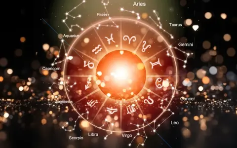 Okrąg zodiaku z symbolami i konstelacjami. Czy wśród nich kryją się 4 najgorsze znaki zodiaku?