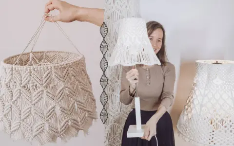 Abażur ze sznurka krok po kroku: Stwórz lampę DIY!