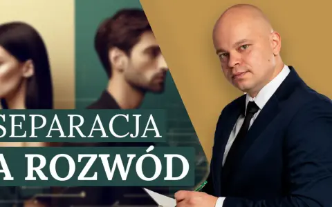 Czy w separacji można mieć partnera? Mężczyzna w garniturze i sylwetki pary na tle.
