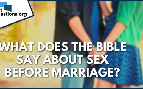 GotQuestions.org asks: What does the Bible say about sex before marriage? A couple holds hands, hinting at the topic.