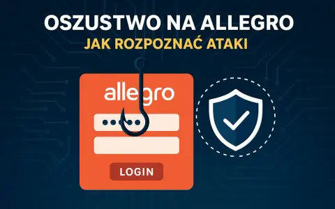 Oszustwo na Allegro: haczyk na loginie udaje stronę logowania. Chroń się przed atakami!