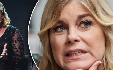 Pernilla Wahlgren, känd för sin musik och sina singel-framträdanden, syns här i en närbild.