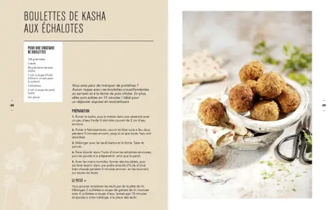 Boulettes croustillantes de sarrasin et farine de pois chiche, idéales pour un déjeuner express. La farine de sarrasin apporte une valeur nutritionnelle intéressante.