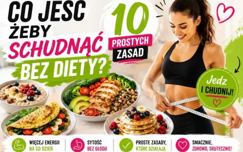 Co jeść, żeby schudnąć bez diety? 10 prostych zasad. Zdrowe posiłki: owsianka, omlet, kurczak z warzywami, naleśniki. Jedz i chudnij!