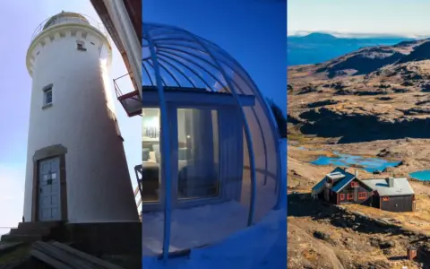 Fyr, glashus och fjällstuga – unika boenden som ger en känsla av lyxhotell Norrland.