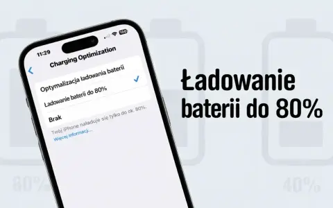 Jak ładować telefon, by bateria dłużej służyła? Ustaw optymalizację ładowania do 80%.