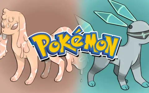 Dos Pokémon de la 8 generación: uno rosado y pegajoso, otro gris con gafas futuristas.