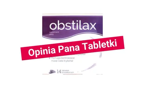 Opinia Pana Tabletki o Obstilax - jakie leki na zatwardzenie pomagają kontrolować masę ciała. 14 tabletek.
