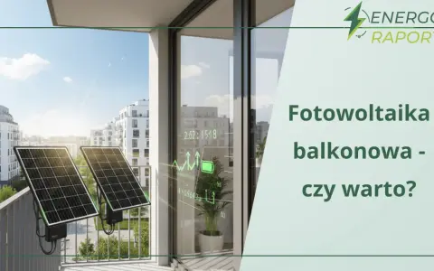 Fotowoltaika balkonowa plug and play na tle nowoczesnych budynków. Czy warto zainwestować w takie rozwiązanie?