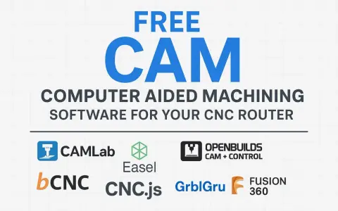 Darmowe projekty CNC i oprogramowanie CAM. Znajdź najlepsze narzędzia do swojej frezarki CNC.
