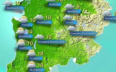 Ile stopni Szczecin? Sprawdź aktualną temperaturę i prognozę pogody