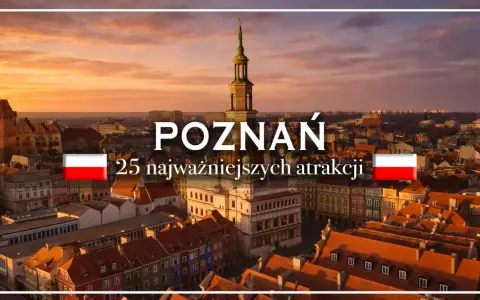 Poznań: 25 najpiękniejszych atrakcji na weekend. Widok na Stare Miasto o zachodzie słońca.