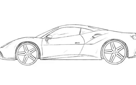 Jak narysować ferrari: proste kroki do idealnego rysunku samochodu