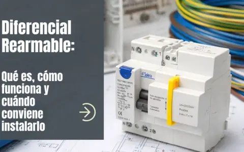 Dispositivo diferencial rearmable, esencial para la seguridad eléctrica. Aprende su funcionamiento y cuándo instalarlo.