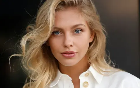 Piękne, zdrowe blond włosy, które wspaniale się układają. To z pewnością **Olaplex efekty**!