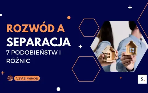 Rozwód a separacja w związku: 7 podobieństw i różnic. Dwie osoby trzymają połówki domku, symbolizujące rozstanie.