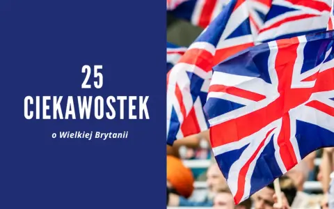 25 ciekawostek o Wielkiej Brytanii. Flagi Wielkiej Brytanii na tle tłumu.