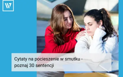 Kobieta pociesza smutną przyjaciółkę, kładąc jej rękę na ramieniu.