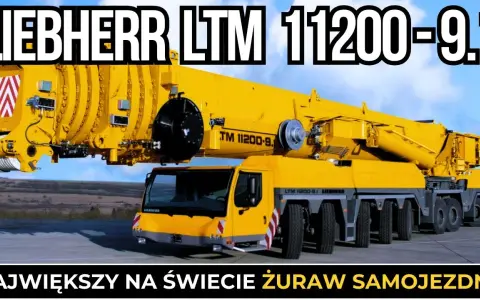 Ile waży dźwig? Ekspert wyjaśnia, co wpływa na ciężar.