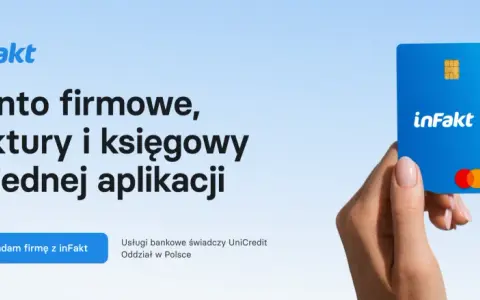 Konto firmowe, faktury i księgowość w jednej aplikacji. Karta inFakt ułatwia zarządzanie finansami od daty rozpoczęcia działalności do daty rejestracji.