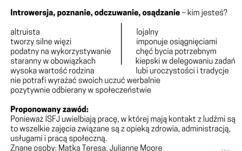 Jaki jest najczęstszy typ osobowości? Sekrety ISFJ i samopoznanie