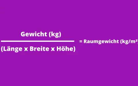 Formel zur Berechnung des Raumgewichts einer Matratze: Gewicht geteilt durch Volumen (Länge x Breite x Höhe).