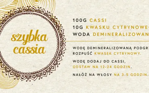 Cassia: Jak przygotować pastę? Złote włosy bez "glona"!