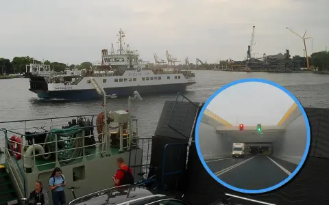 Ile aut na promach w Świnoujściu? Bielik i Karsibór po tunelu