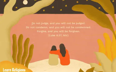 Two figures embrace under a starry sky, with bible verses about forgiving others who hurt you.