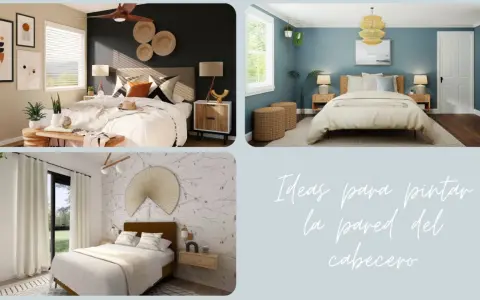 Varias habitaciones de ensueño con una paleta de colores para pintar dormitorios que inspira calma y estilo.