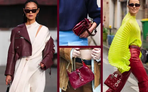 Moda donna: come abbinare il bordeaux con look audaci e chic. Giacche, borse e pantaloni in tonalità intense per un outfit di tendenza.