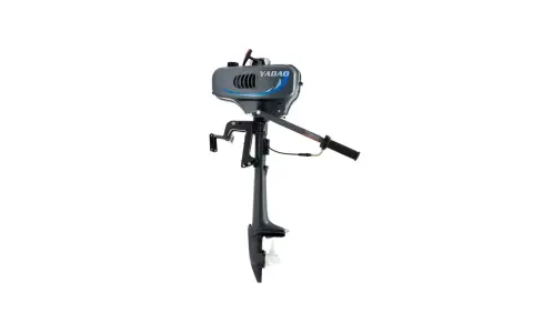 Moteur hors-bord YADAO gris, idéal pour les petites embarcations. Avis sur ce moteur hors-bord YADAO.