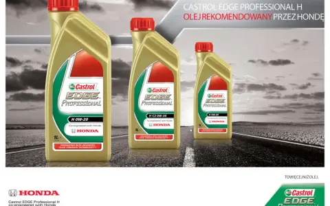 Olej Castrol EDGE Professional H 5W30 LL do silników Hondy. Idealny wybór dla Twojego auta.