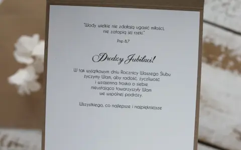 Życzenia na 35 rocznicę ślubu dla Jubilatów. Piękny cytat o miłości i serdeczne słowa na wspólną podróż.