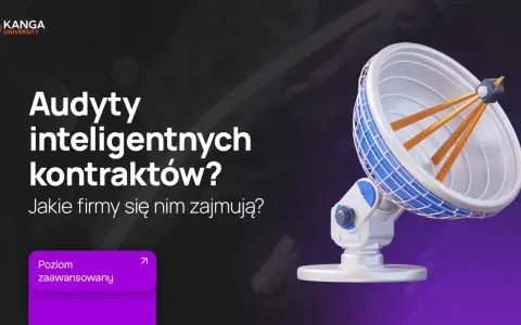 Antena satelitarna symbolizuje poszukiwanie informacji o audytach inteligentnych kontraktów.