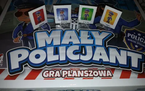 Gra planszowa "Mały Policjant" - wciel się w rolę stróża prawa i łap złodziei!