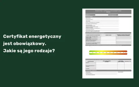 Świadectwo charakterystyki energetycznej budynku to ważny dokument. Na zdjęciu widzimy jego fragment, zawierający dane dotyczące zapotrzebowania na energię.