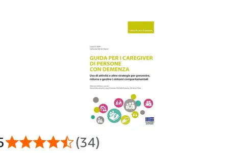 Guida per caregiver di persone con demenza, utile per chi assiste un malato di Alzheimer. Offre strategie per gestire i sintomi.