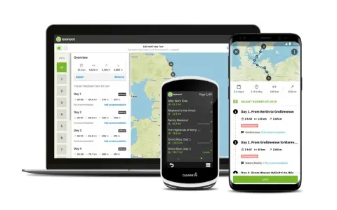Pianifica il tuo prossimo viaggio in bici con komoot: itinerari dettagliati, mappe e statistiche per ogni tappa.