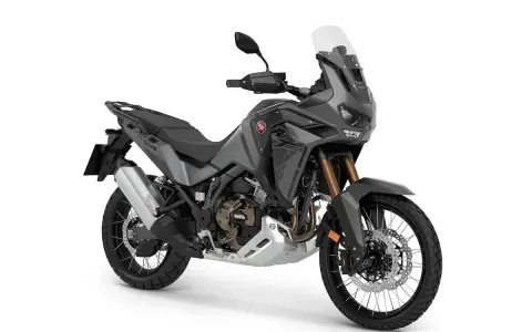 Szary motocykl Honda Africa Twin 1100 Adventure Sports. Poznaj jego honda africa twin 1100 dane techniczne i przygotuj się na przygodę!