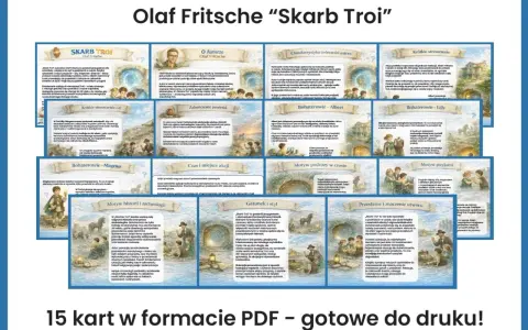 Olaf Fritsche "Skarb Troi" – streszczenie, autor, bohaterowie, motywy i przesłanie. 15 kart PDF do druku.