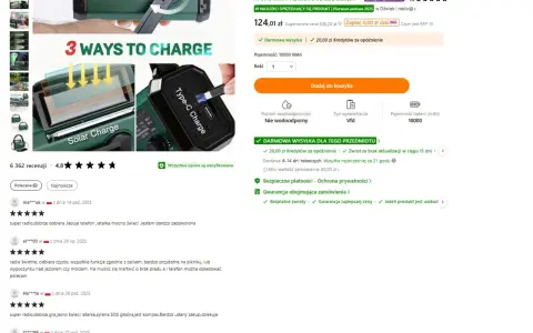 Latarka z radiem i powerbankiem, idealna na **dzień singla, kiedy** potrzebujesz niezawodnego sprzętu. Ładowanie solarne, USB i korbką.