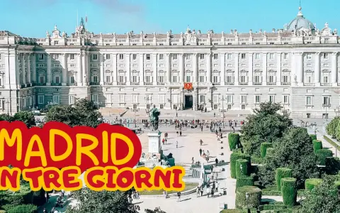 Il Palazzo Reale di Madrid, ideale per scoprire cosa vedere a Madrid in 3 giorni.