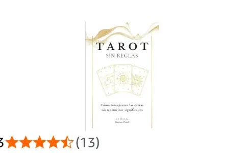 Libro "Tarot Sin Reglas" de Karina Piñol, enseña cómo leer las cartas sin memorizar significados.