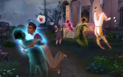 Sims 4 con fantasmas y romance. ¡Usa trucos para que tus Sims vivan aventuras sobrenaturales!