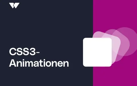 CSS3-Animationen: Ein weißes Quadrat mit abgerundeten Ecken auf einem lila Hintergrund, das die Dynamik von angular animations zeigt.