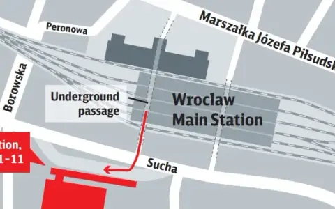 Autobusy Wrocław-Zakopane: Odjazd z Dworca Sucha 1 Wskazówki